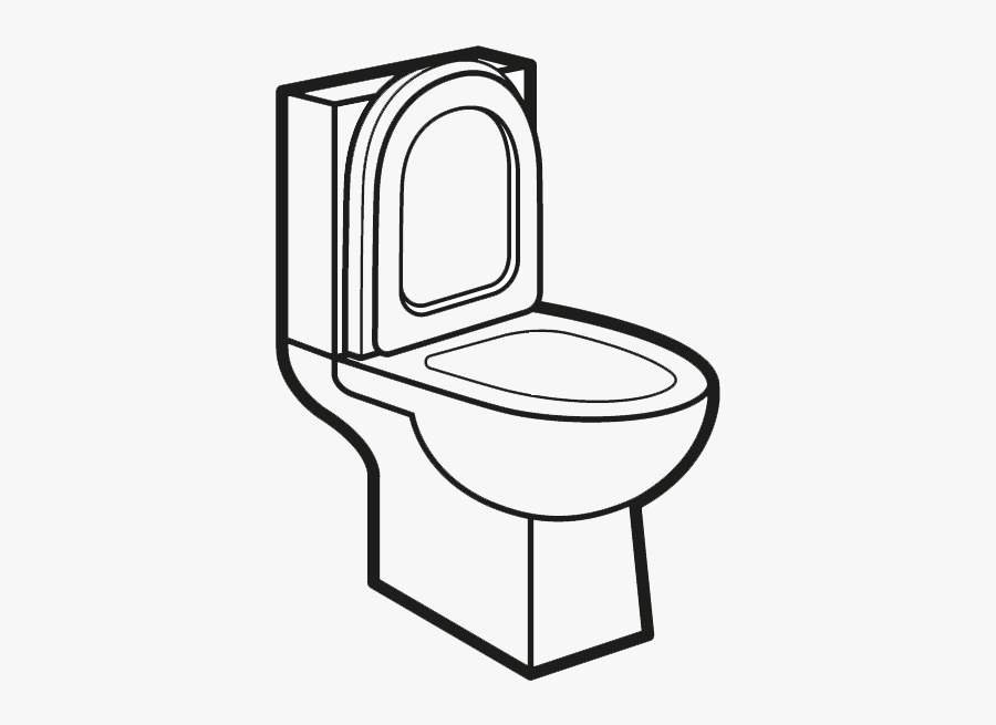 Toilet Clipart Transparent - 500mm Short Projection Toilet, Transparent Clipart