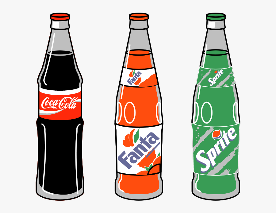 Soda Bottle Clipart Free Best On Transparent Png - Soft Drink Clipart Png, Transparent Clipart