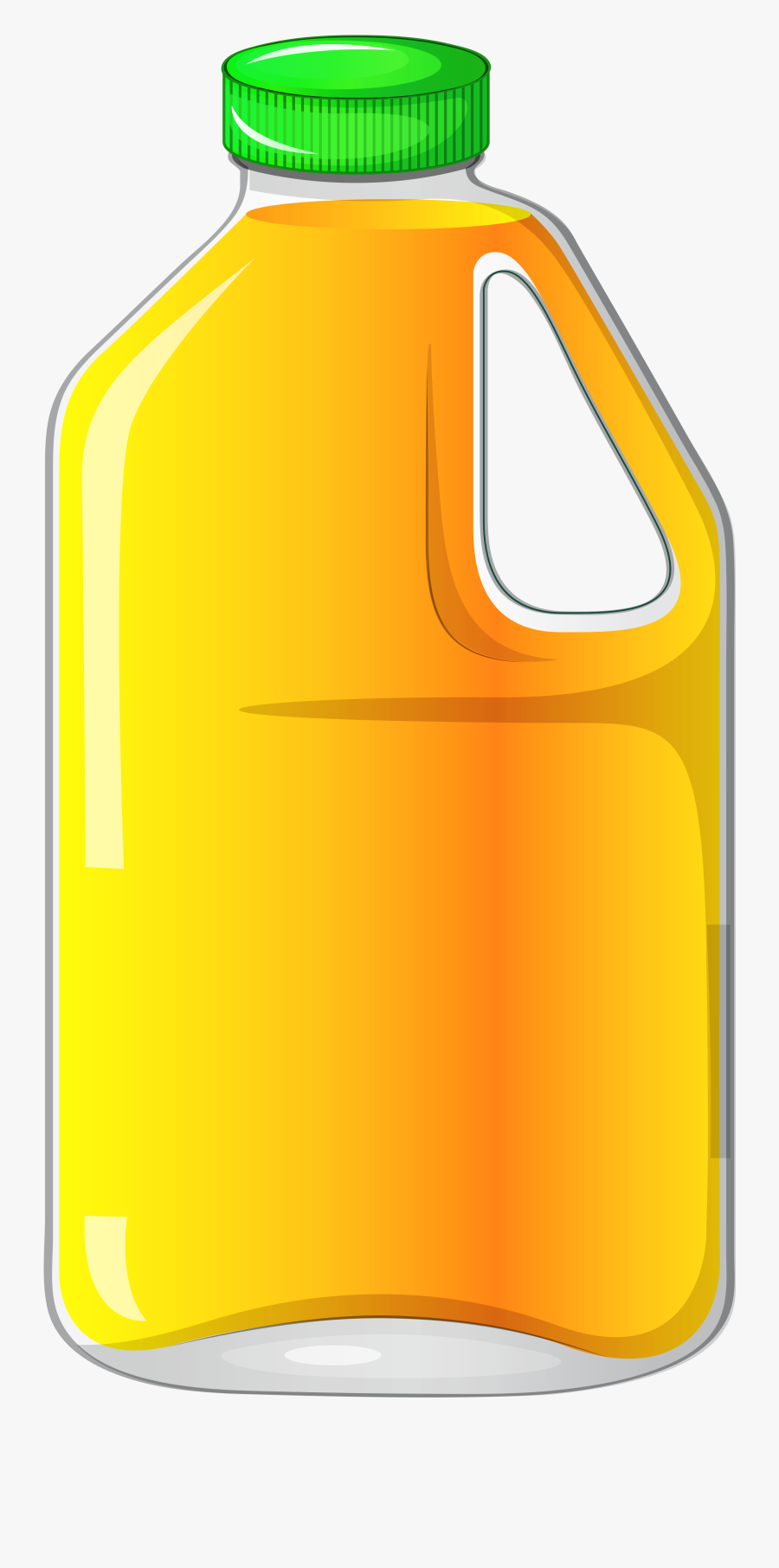 Large Bottle With Orange Juice Clipart Gallery Yopriceville - Orange Juice Bottle Clipart, Transparent Clipart