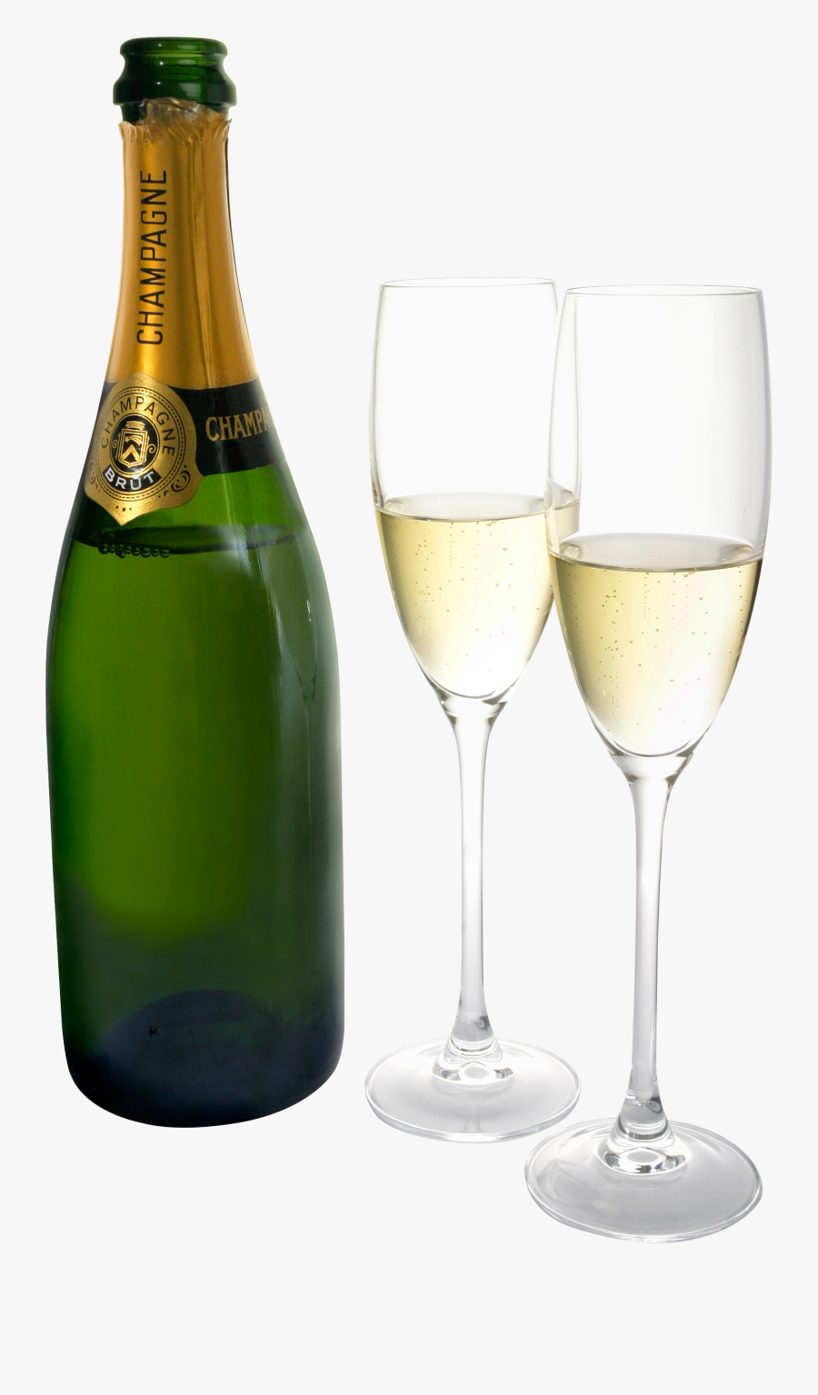 Champagne Bottle Clipart Transparent Background - Champagne Bottle Transparent Background, Transparent Clipart
