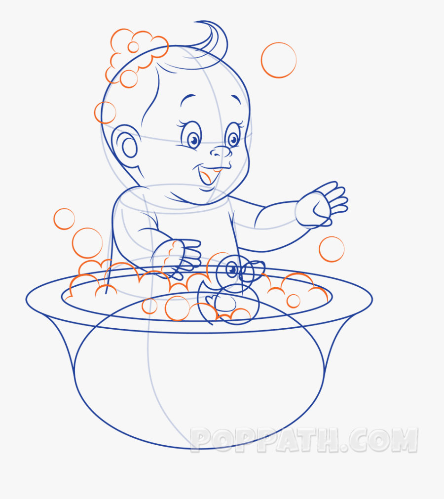 Bath At Getdrawings Com - Cartoon, Transparent Clipart