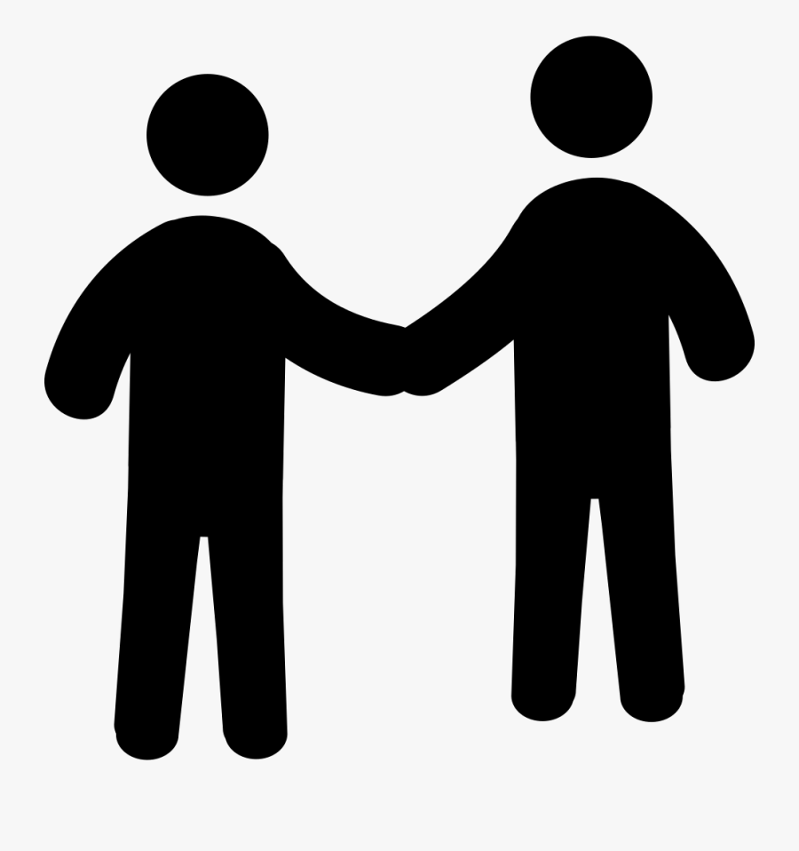 Picture Transparent Library Men Hands Png Icon - People Shaking Hands Icon, Transparent Clipart