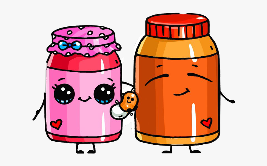 Draw So Cute Peanut Butter And Jelly Clipart , Png - Peanut Butter And Jelly Drawings, Transparent Clipart
