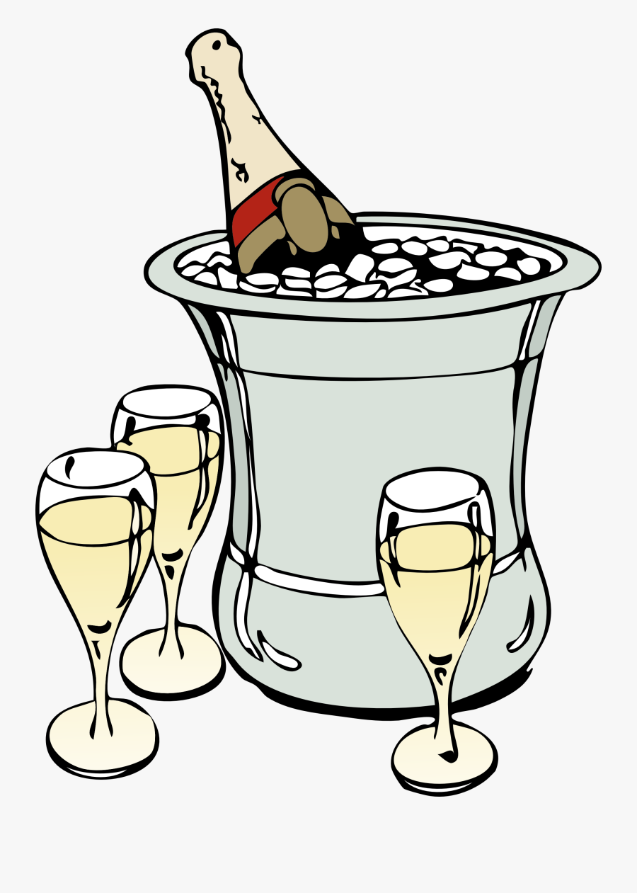 Champagne Clip Art, Transparent Clipart