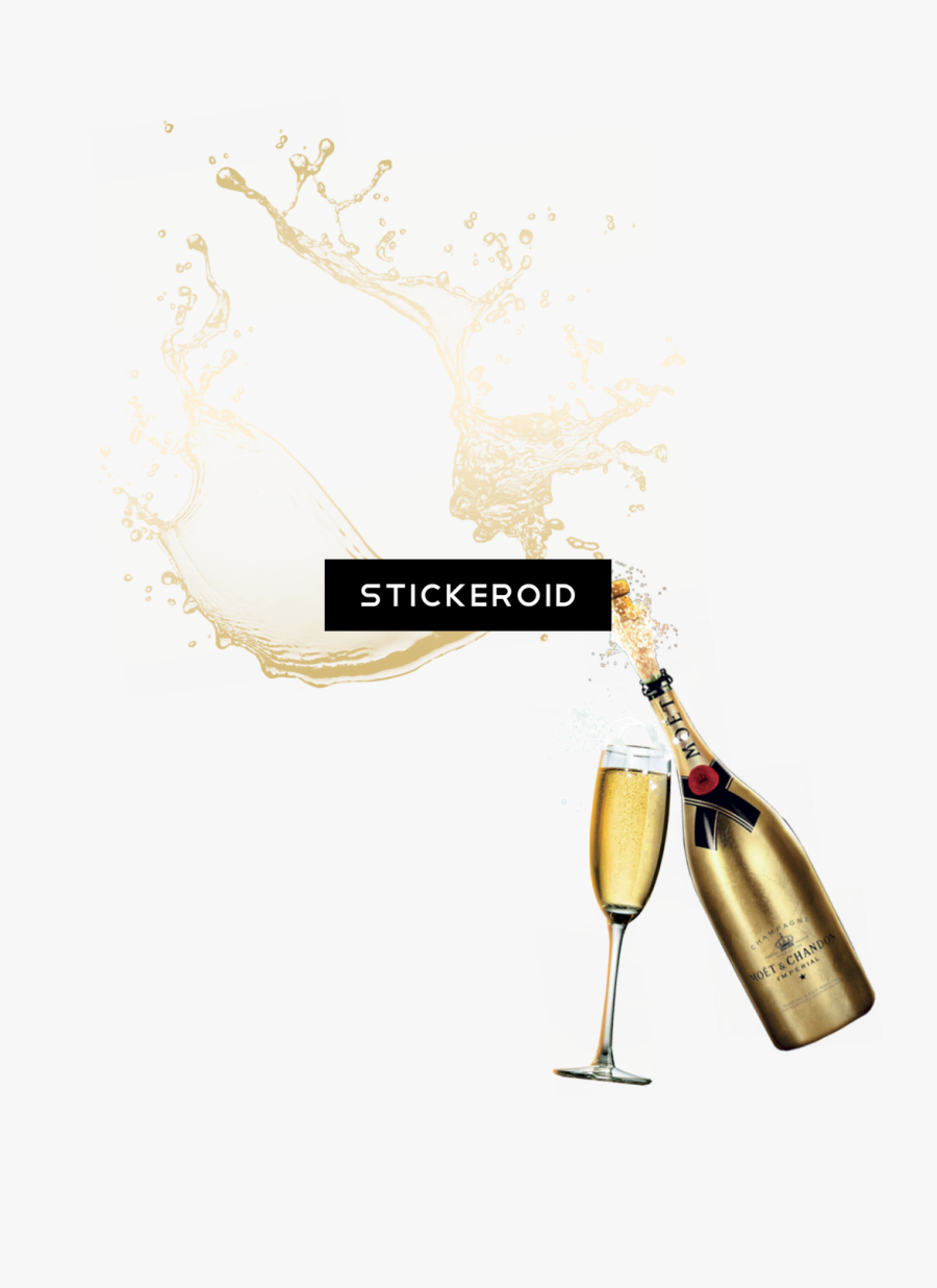 Champagne Popping Drink - Moet Popping, Transparent Clipart