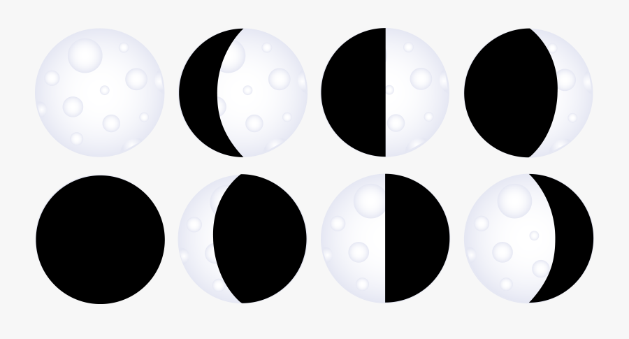 Phase - Clipart - Phases Of The Moon Clipart, Transparent Clipart