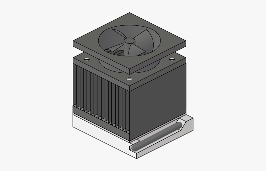 Cpu Heatsink Fan Socket - Cpu Heatsink Fan, Transparent Clipart