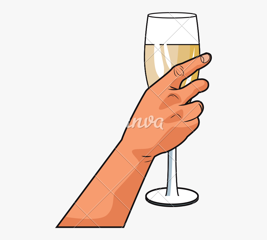 Svg Transparent Download Champagne Drawing Pop Art, Transparent Clipart