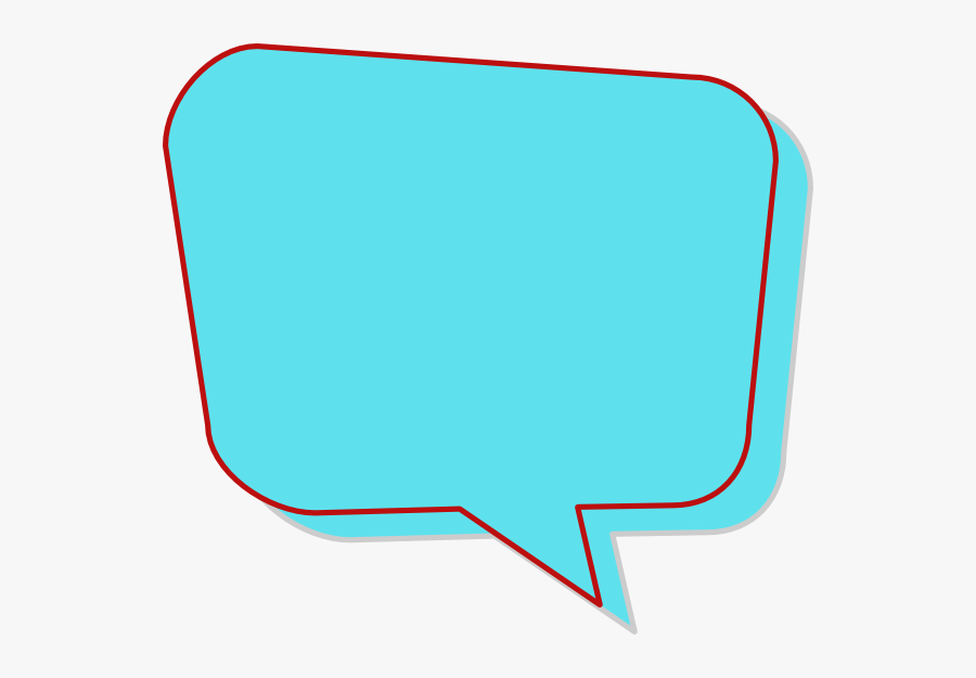 Aqua Speech Bubble Clip Art - Colorful Speech Bubbles Png, Transparent Clipart