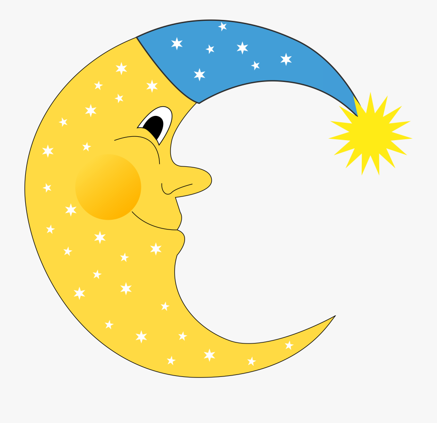 Moon Clipart Transparent - Transparent Background Moon Clipart, Transparent Clipart