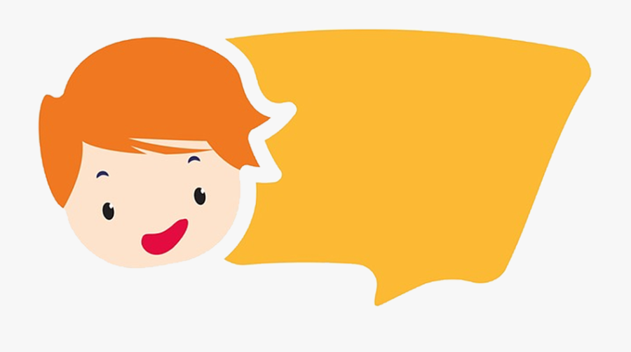 About Us - Child Speech Bubble Clipart, Transparent Clipart