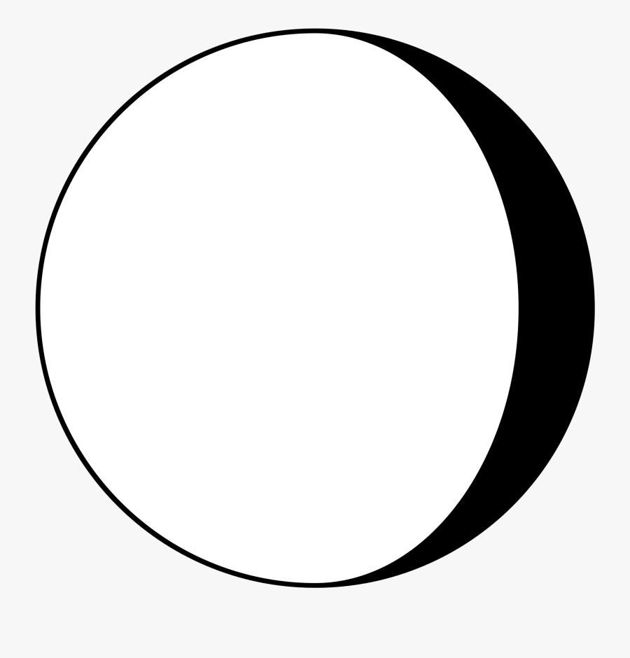 Images At Getdrawings Com - Waning Gibbous Clip Art, Transparent Clipart