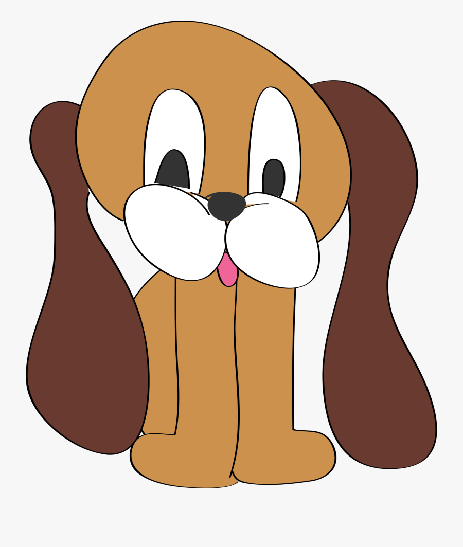 Big Ear Clipart - Long Ear Dog Cartoon, Transparent Clipart