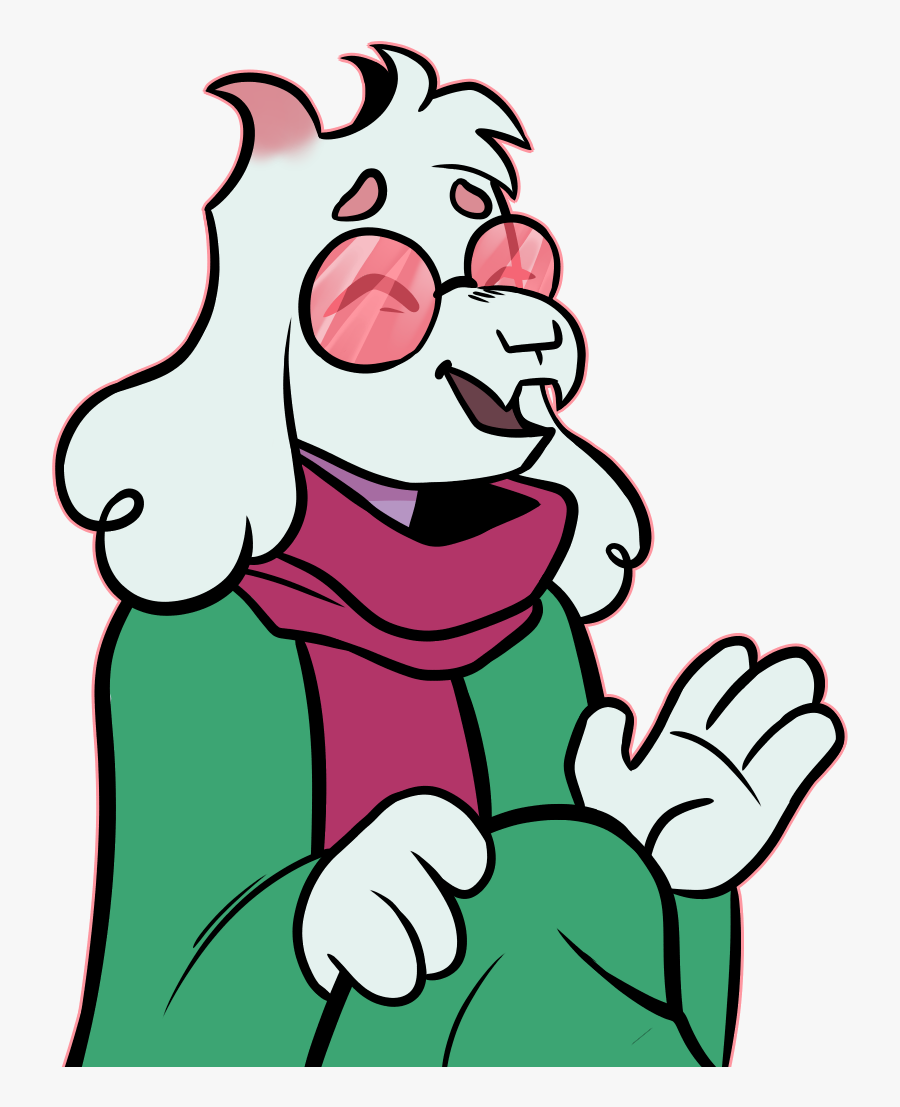 I Love Drawing Ralsei"s Fluffy Ears - Cartoon, Transparent Clipart