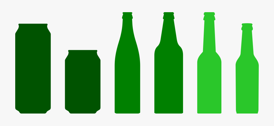 By Rones Big Image - Green Beer Bottle Vector, Transparent Clipart