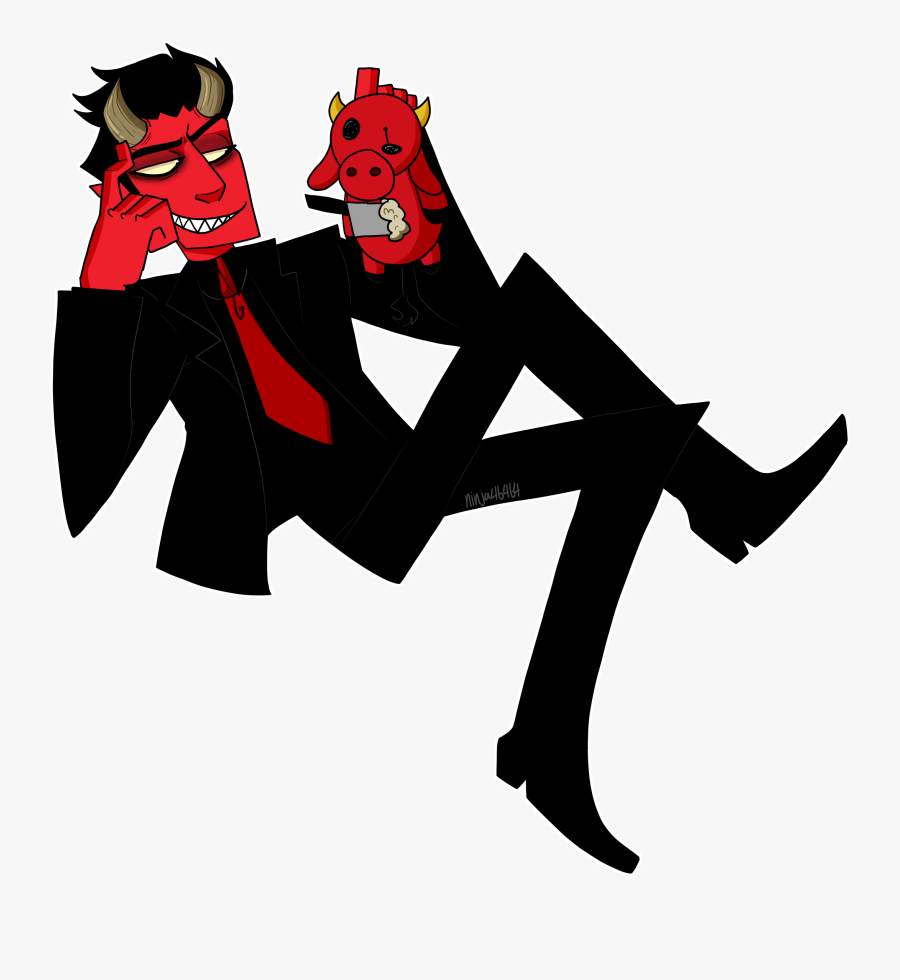 Transparent Devil Head Clipart - Devil Himself, Transparent Clipart