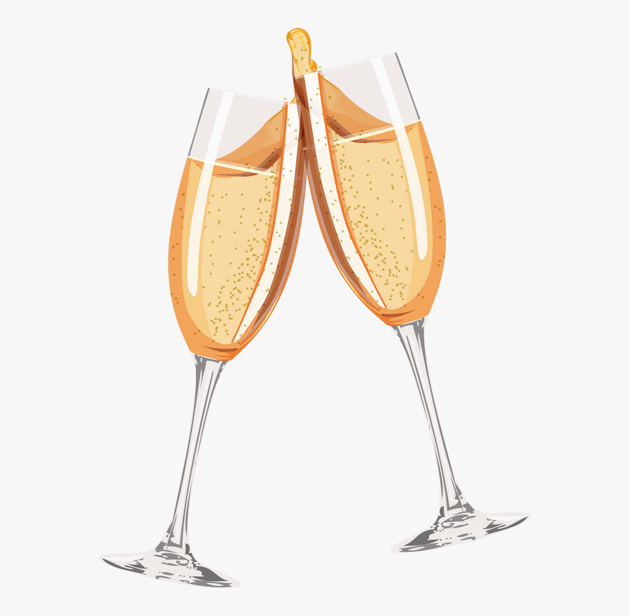 Transparent Champagne Glasses Png - Flute De Champagne Png, Transparent Clipart