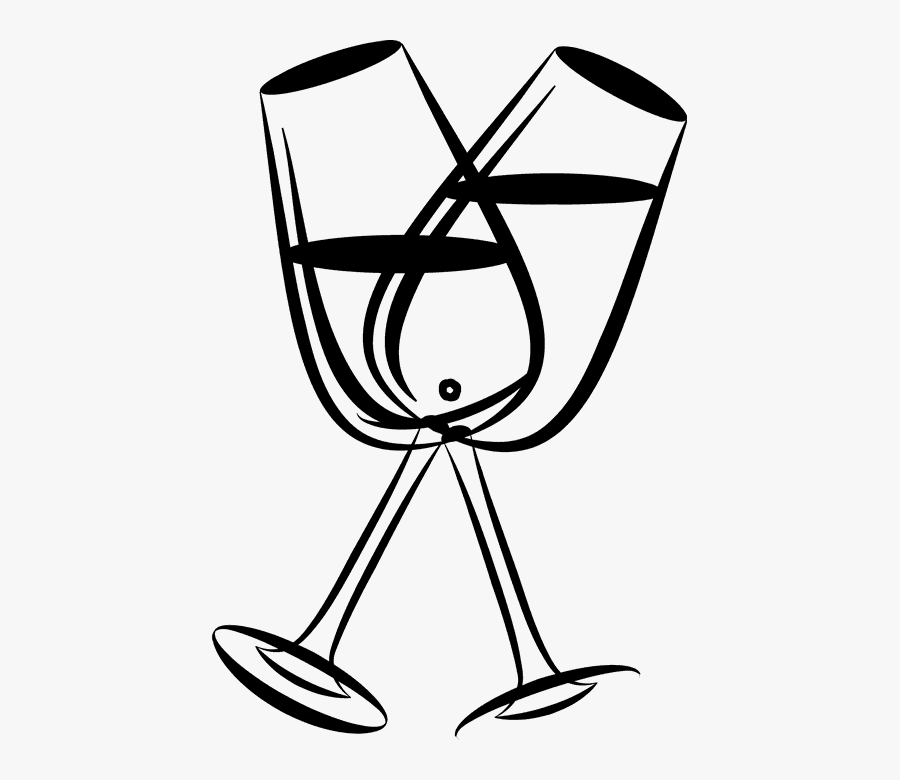 Clipart Wedding Champagne Glass - Wedding Glass Png, Transparent Clipart