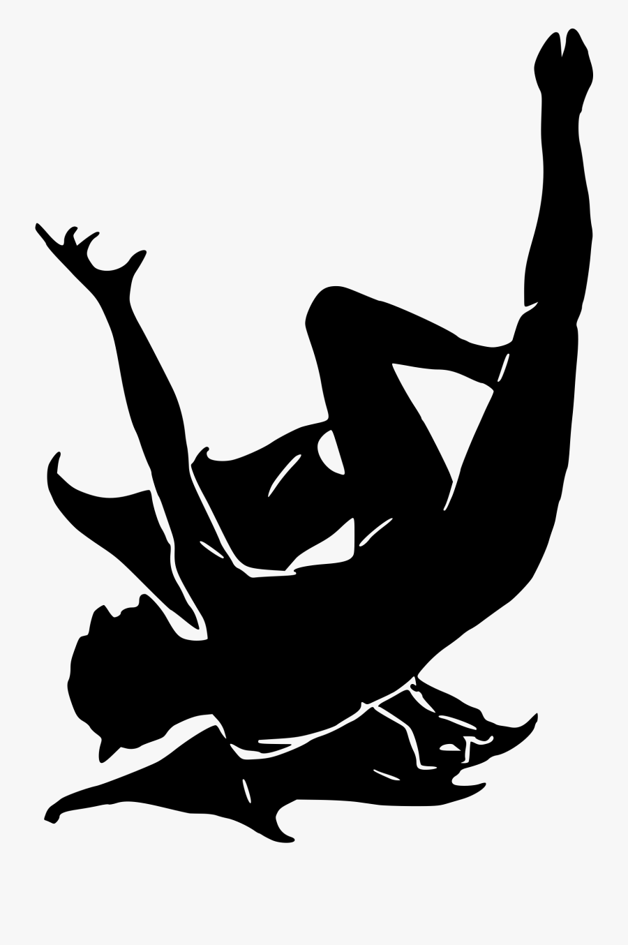 Lucifer Devil Satanism Cc - Falling Transparent, Transparent Clipart