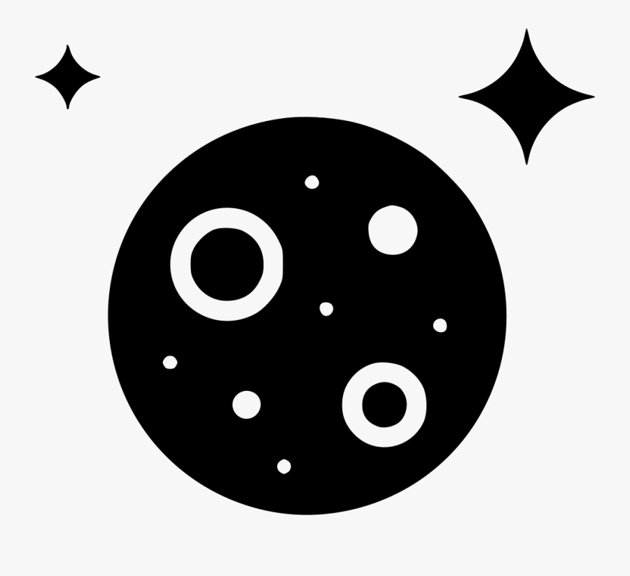 Transparent Moon And Stars Clipart Black And White, Transparent Clipart