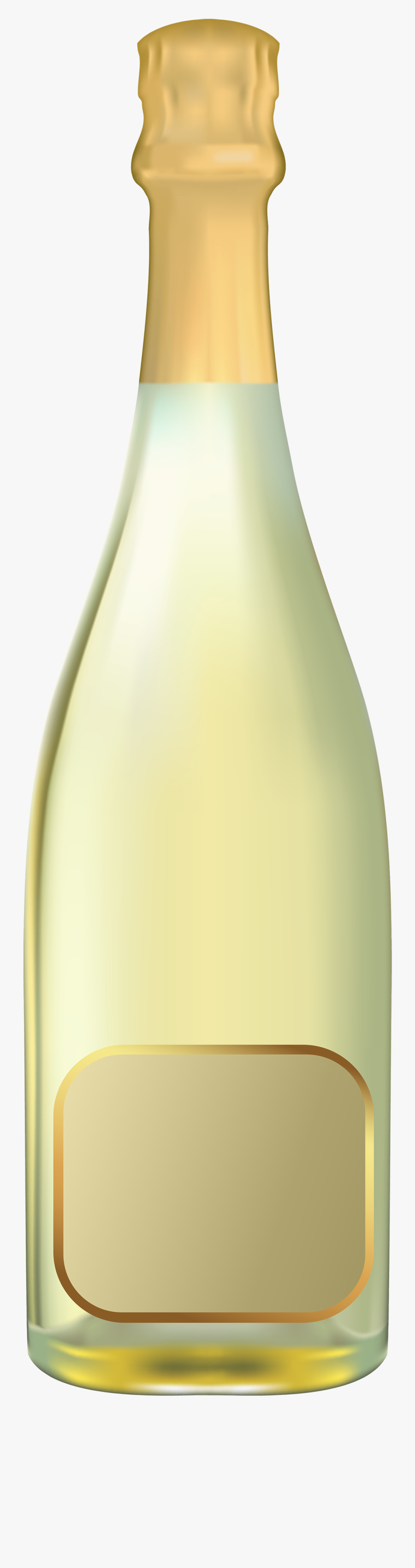Champagne Bottle Png - Vase, Transparent Clipart