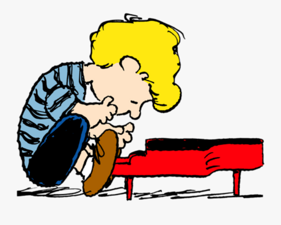 Schroeder Peanuts, Transparent Clipart