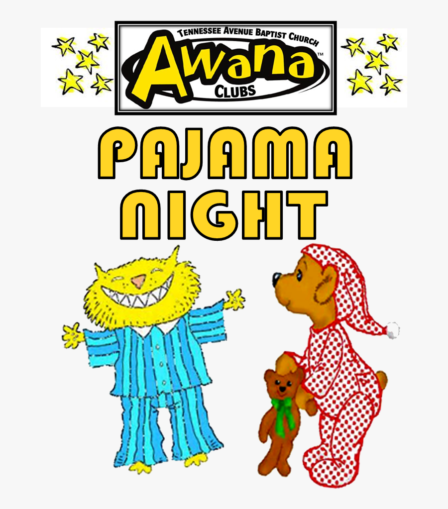 Awana Pajama Day Cliparts Clipart64 - Awana Pajama Night, Transparent Clipart