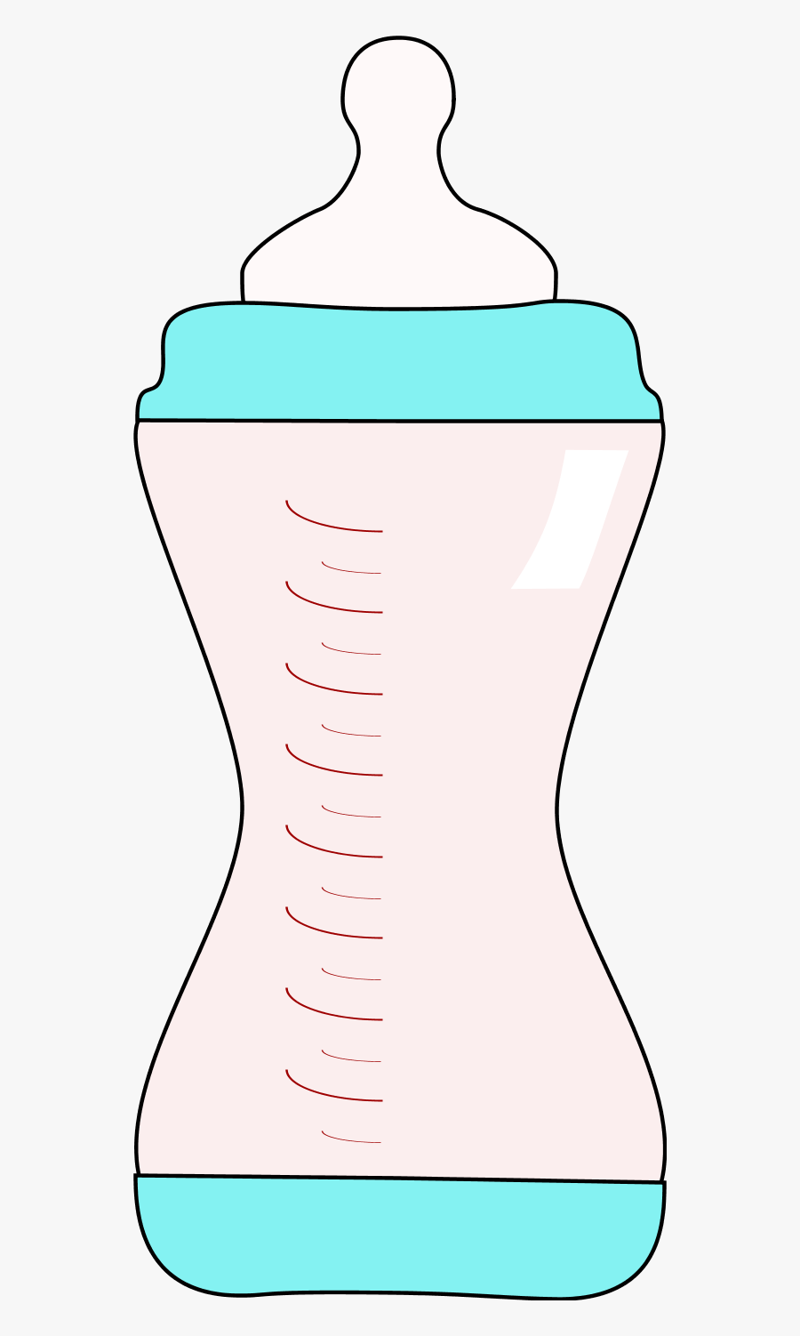 Baby Girl Bottle Clipart - رسم ببرونة اطفال, Transparent Clipart