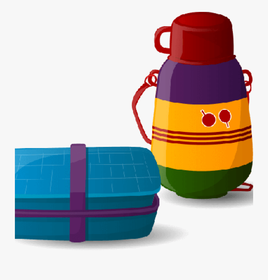 Free Hatenylo Com Lunch - School Water Bottle Vector Png, Transparent Clipart