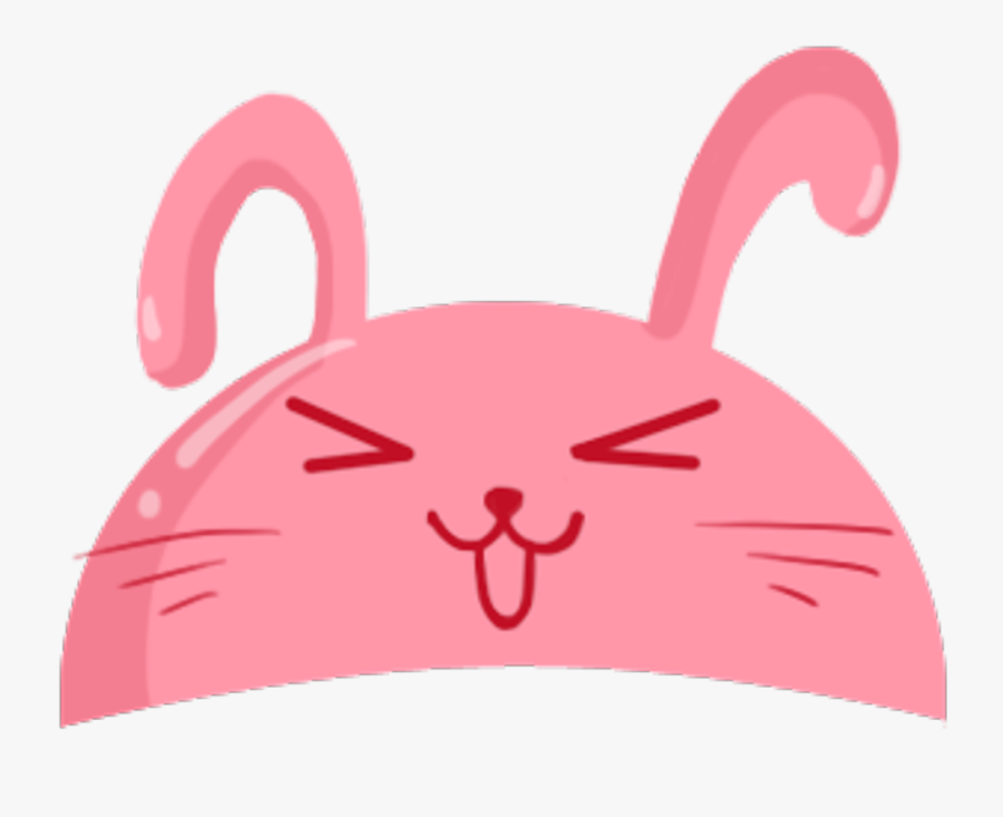 #emoji #bunny #ears #face #hat #crown #freetoedit #귀여운, Transparent Clipart