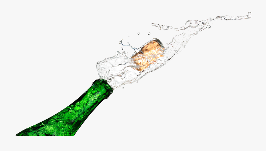 Champagne Bottle Png 60 Png - Graphic Popping Champagne Transparent Background, Transparent Clipart