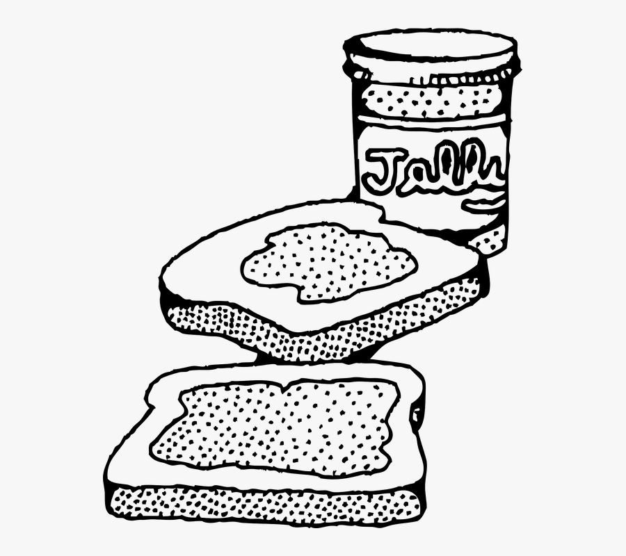 Sandwich Jelly Jam Toast Marmalade Preserve - Peanut Butter And Jelly Sandw...