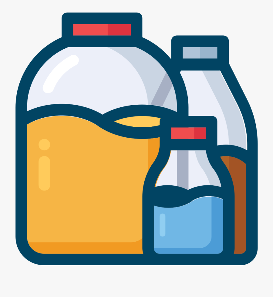 Simple Clip Art Empty Soda Bottle Clipart Soda Bottle - Juice And Water Clipart, Transparent Clipart