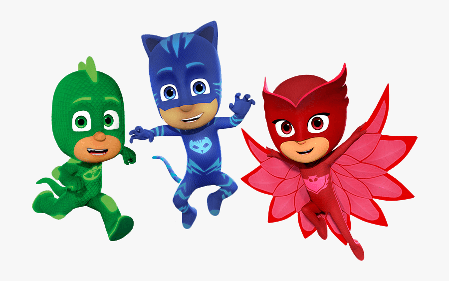 Pj Masks Heroes Transparent Png - Pj Masks Heroes En Pijamas, Transparent Clipart