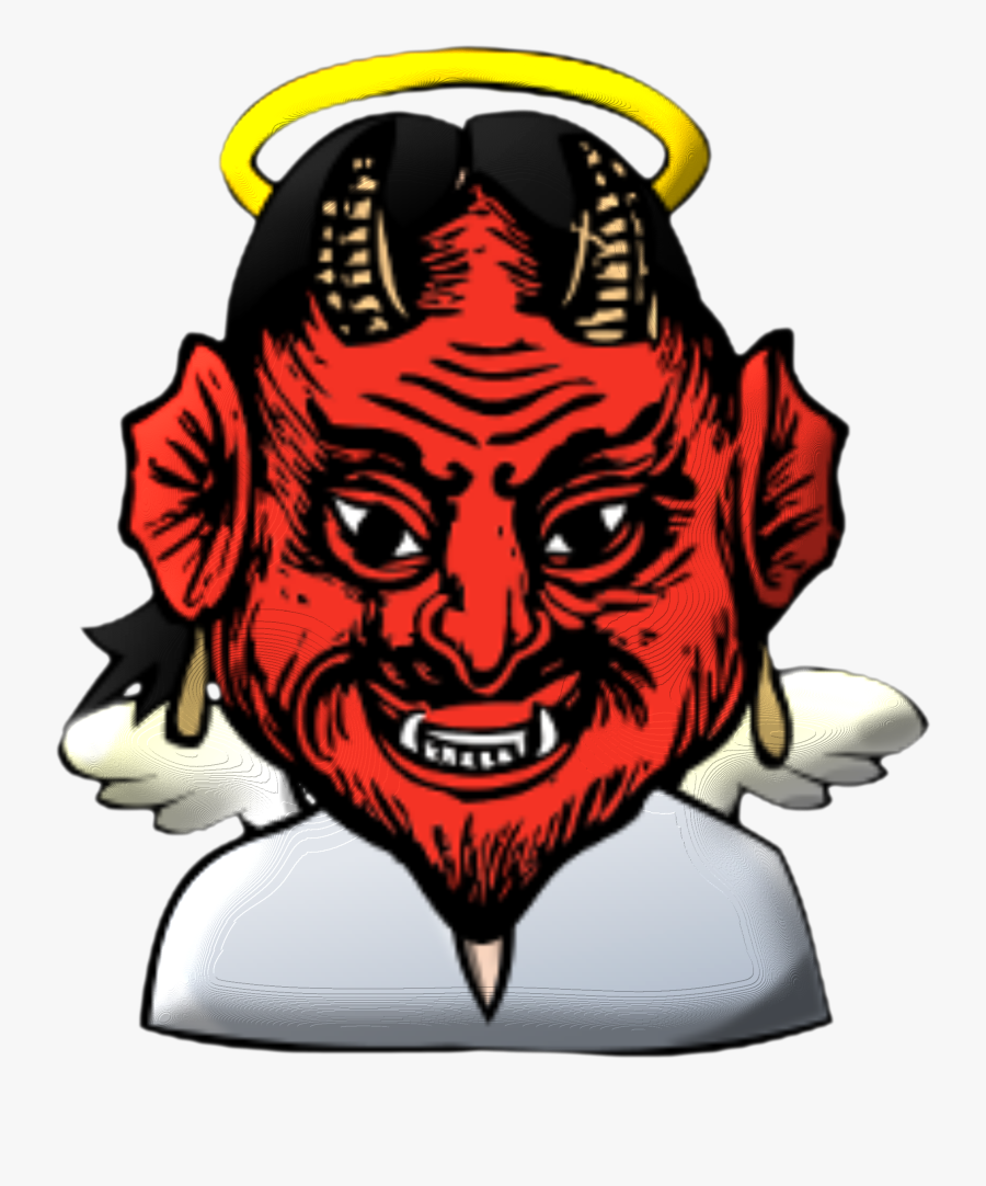 Head,art,supernatural Creature - Public Domain Devil, Transparent Clipart