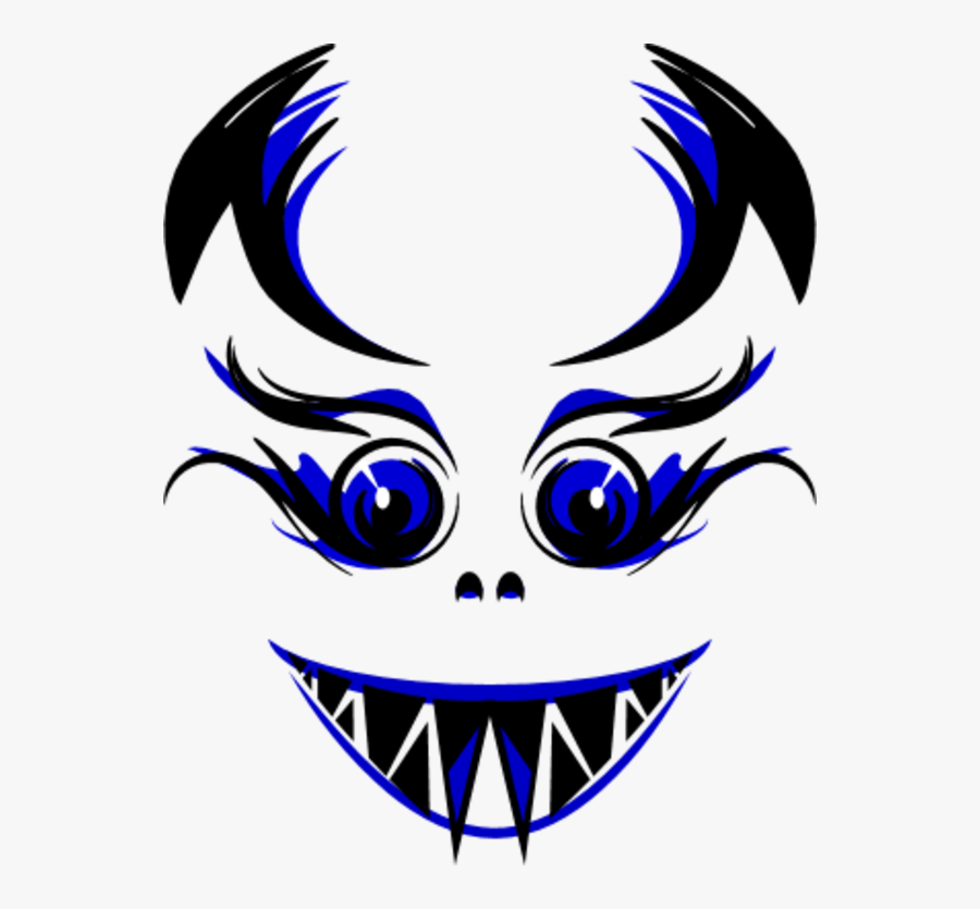Vampire Halloween Mask Vector Clip Art - Evil Red Eye Transparent, Transparent Clipart