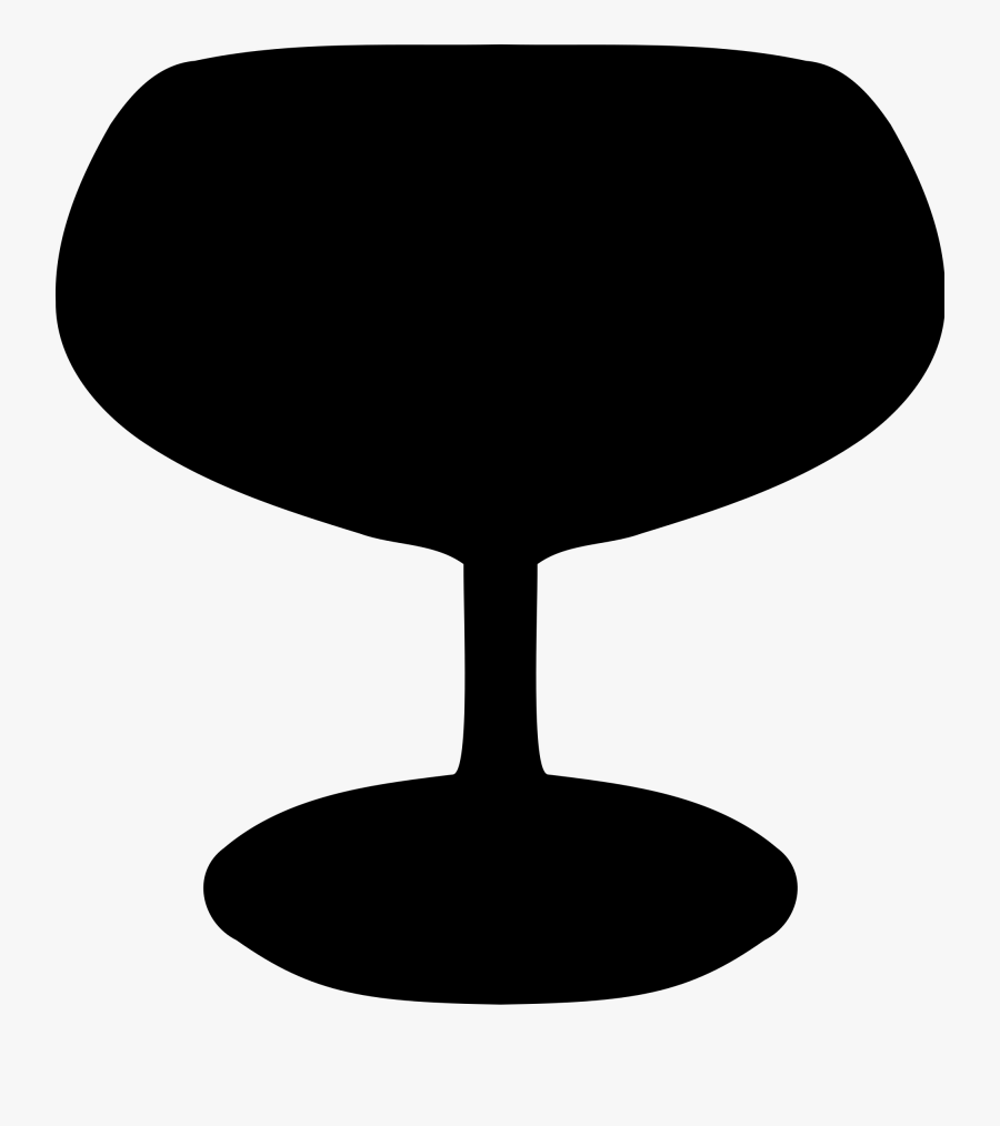Champagne Silhouette At Getdrawings - Coupe Glass Silhouette, Transparent Clipart