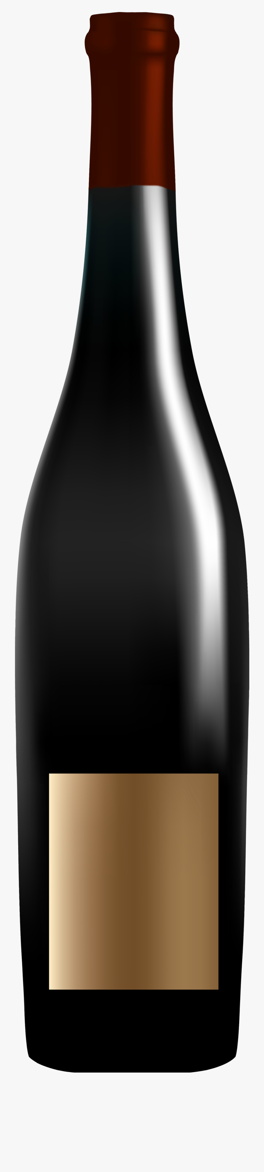 Elegant Wine Bottle Png Clipart - Vase, Transparent Clipart