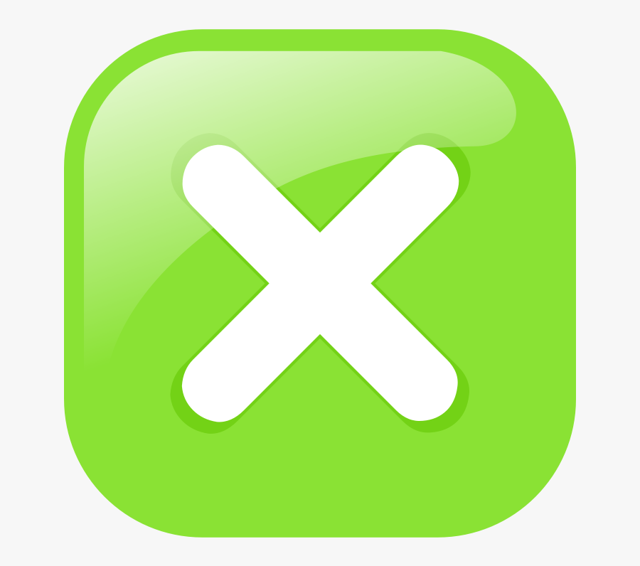 Grass,text,symbol - Close Button Green, Transparent Clipart