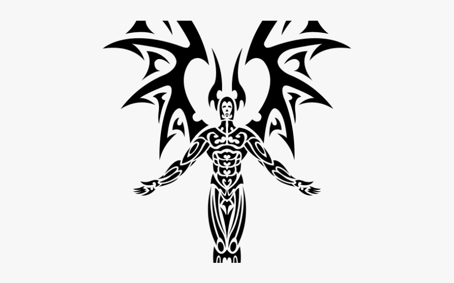 Devil Tribal Tattoo Designs, Transparent Clipart