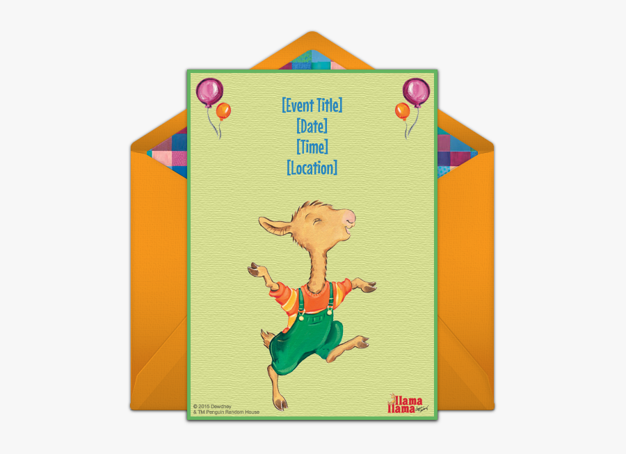 Llama Llama Red Pajama Clipart - Illustration, Transparent Clipart