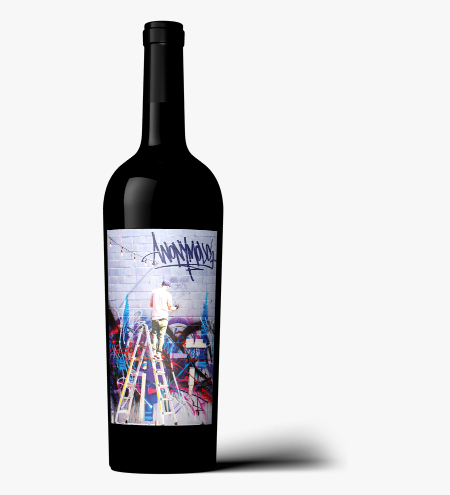 Transparent Wine Bottle Clip Art - Sabre Graffiti Artist Wine, Transparent Clipart