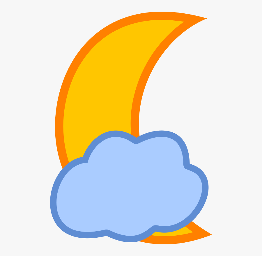 Angle,area,text - Cloud And Moon Clipart, Transparent Clipart