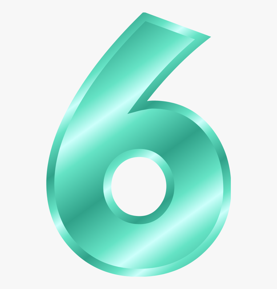 Number 6 Transparent Background, Transparent Clipart