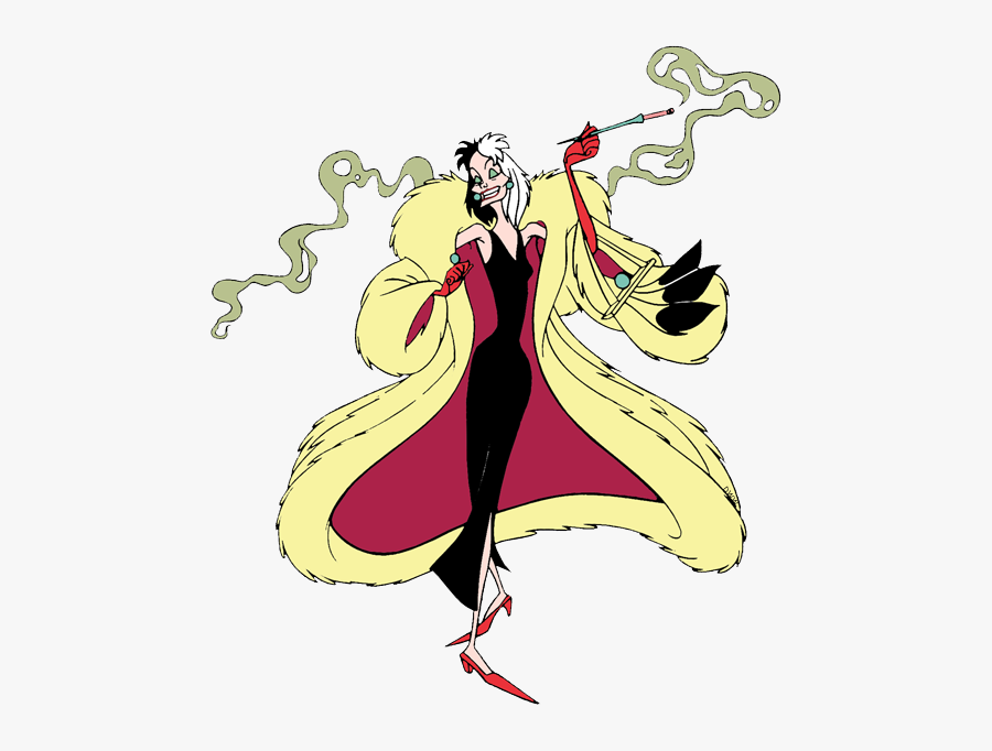 Cruella De Vil Animated, Transparent Clipart