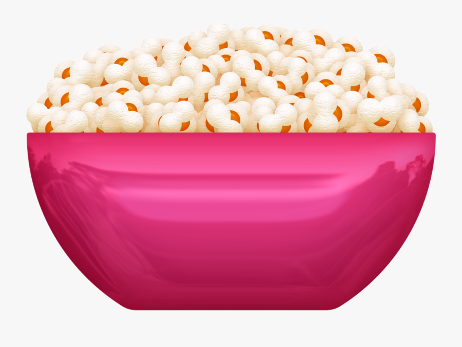 Popcorn On A Bowl Png Clipart, Transparent Clipart