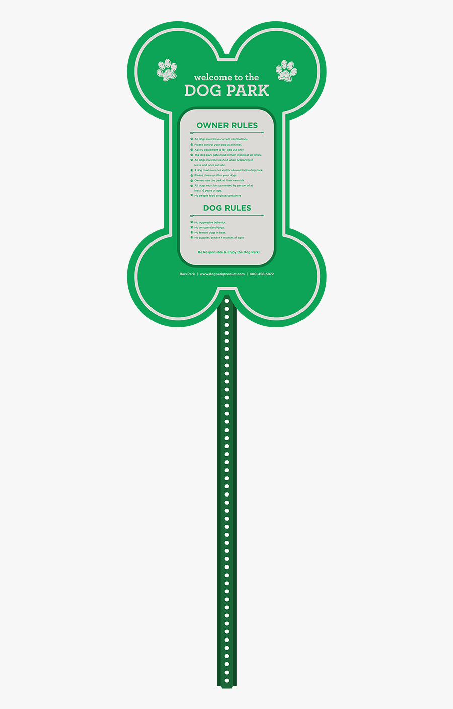 Essential Dog Park Welcome Sign, Transparent Clipart