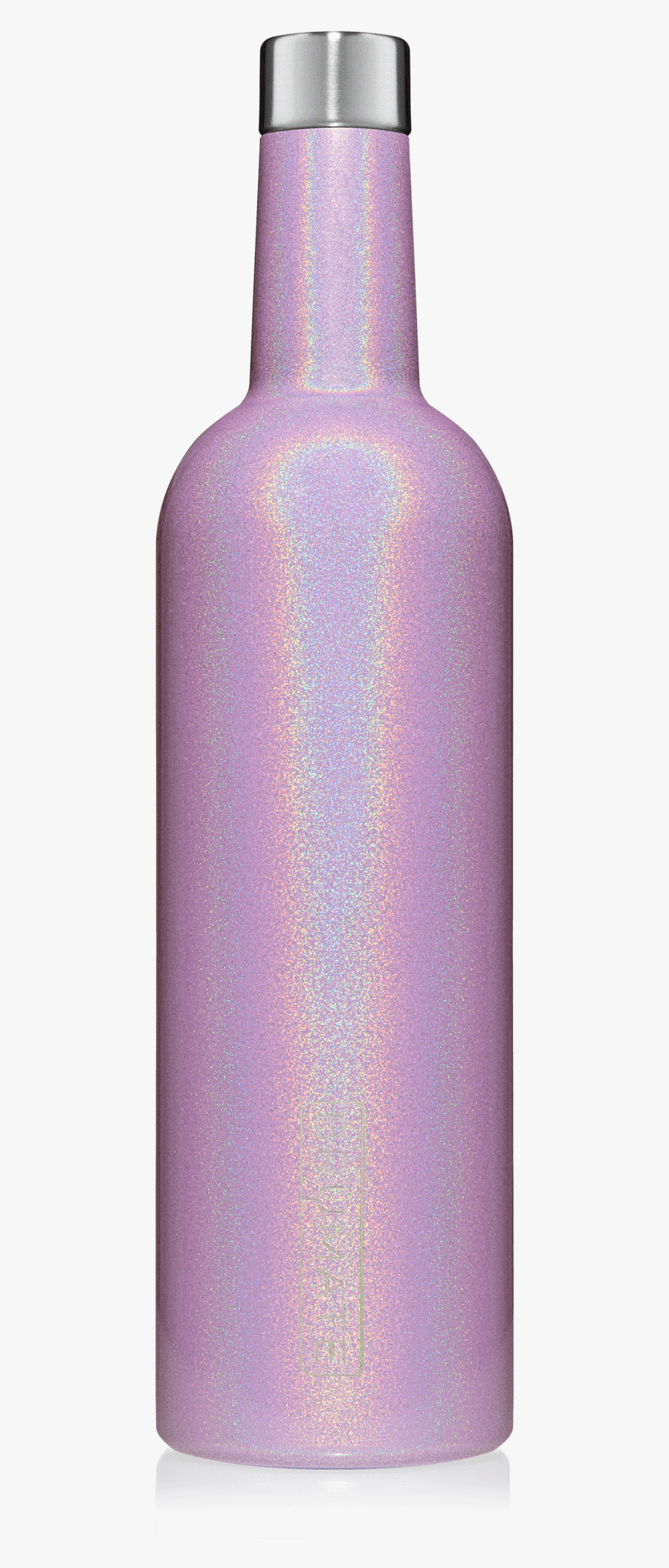 Winesulator™ 25oz Wine Canteen - Glass Bottle, Transparent Clipart