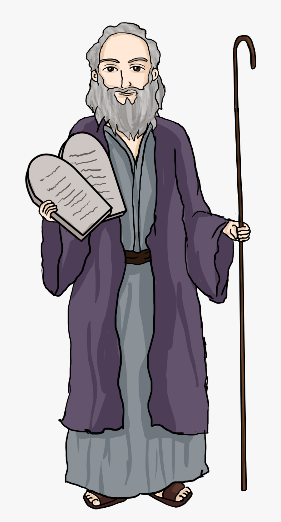 Free Moses Clip Art - Moses Clipart Png, Transparent Clipart