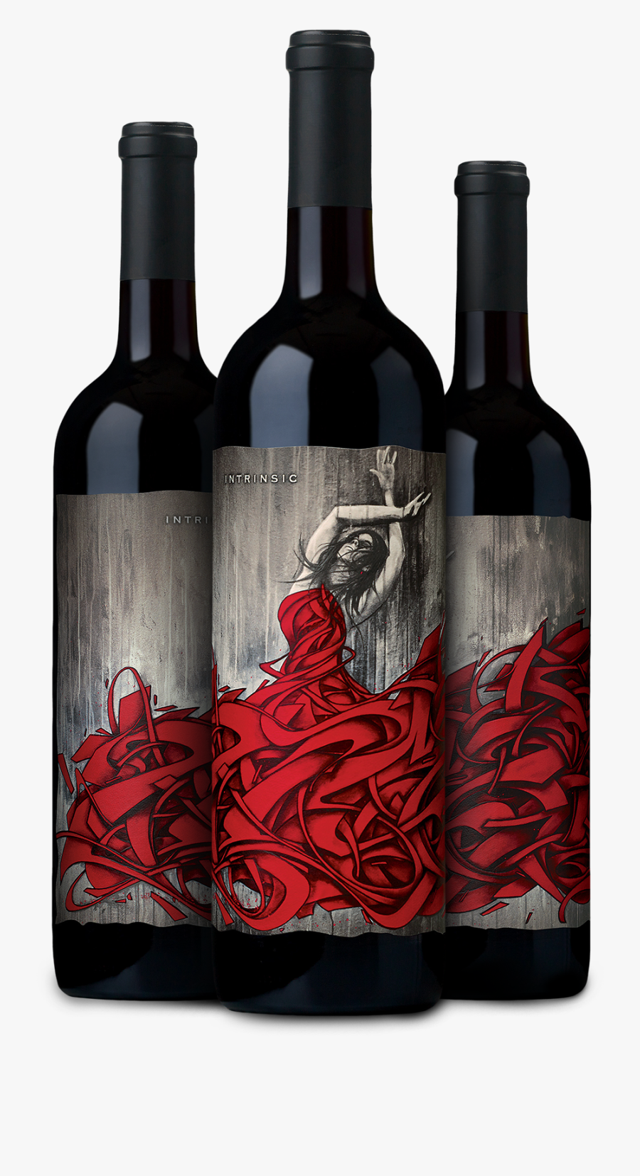 Clip Art Creative Wine Names - Intrinsic Cabernet Sauvignon 2015, Transparent Clipart